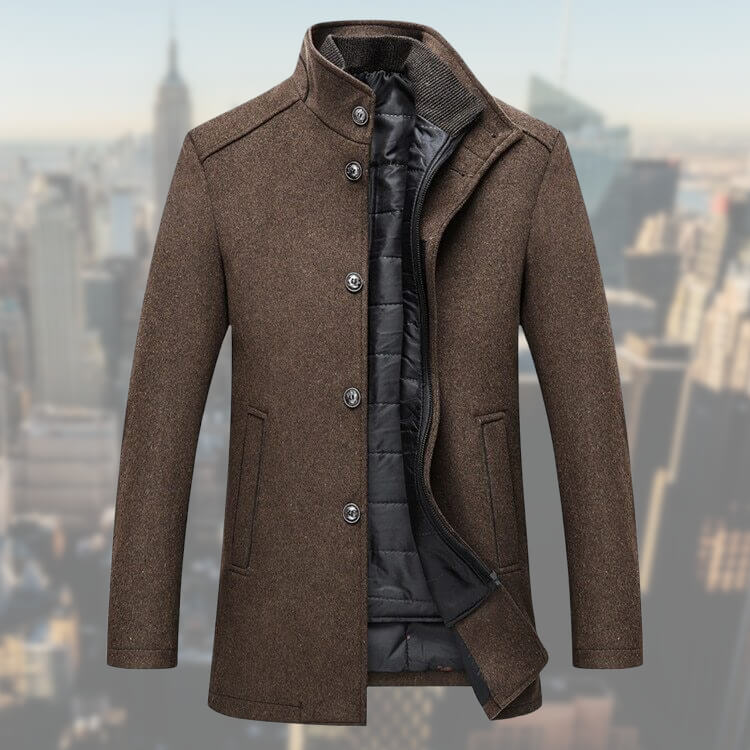 Thomas™ | Den elegante og højkvalitative frakke med vest