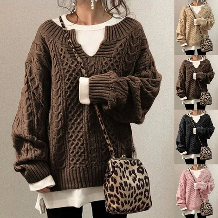 Shekinah™ | Casual strikket sweater med et unikt mønster